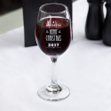 Personalized Christmas Core All-Purpose Wine Glass