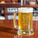Personalized Valentine's Day Core Beer Mug