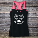 Personalized We Saw We Conquered Graduation Varsity Tank
