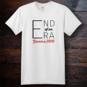 Personalized End Of An Era Graduation Cotton T-Shirt, Hanes