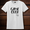 Personalized Game Over, Ladies Graduation Nano-T Cotton T-Shirt, Hanes