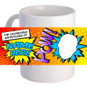 Personalized Adventures of Coffee Mug With Custom Printed Name Or Text