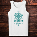 Personalized Let The Journey Begin Tank Top