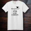Personalized High School Level Complete Cotton T-Shirt, Hanes