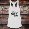 Personalized Grad Squad Shirttail Satin Jersey Tank