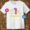 Personalized Unicorn Birthday Toddler Fine Jersey Tee