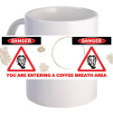Coffee Breath 11 oz Coffee Mug Personalized With Name, text Or Image