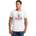 Personalized Dakota Men Cotton T-Shirt, Hanes
