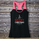 Personalized Merry Christmas & Happy New Year Varsity Tank