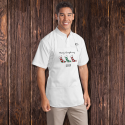 Personalized Christmas Greetings Men Apron With Pouch Pockets