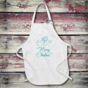 Personalized Merry Christmas 2019 Full Length Apron with Pockets