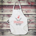 Personalized Happy New Year Full Length Apron with Pockets