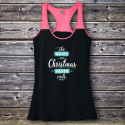 Personalized The Magic Of Christmas Never Ends Varsity Tank