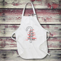 Personalized Have A Very Merry Christmas Full Length Apron with Pockets