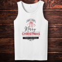Personalized Have A Very Merry Christmas Sweet Holidays Men Tank Top