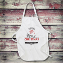Personalized Merry Christmas Sweet Holidays Full Length Apron with Pockets