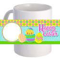 Personalized "Hatching Happy Easter!" Coffee Mug With Custom Image