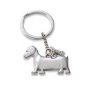 Personalized Puppy Dog With Crystal Bone Keychain With Custom Name 