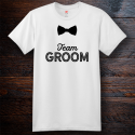 Personalized Team Groom Cotton T-Shirt, Hanes