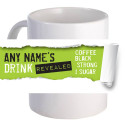 Personalized "Revealed" 11 oz Attractive Coffee Mug With Name Printed