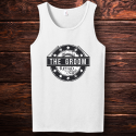 Personalized The Groom Retro Style Tank Top