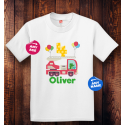 Personalized Boys Birthday 100% Cotton T-Shirt, Hanes