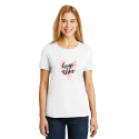 Personalized Hugs & Kisses Ladies Valentine Nano-T Cotton T-Shirt, Hanes