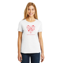Personalized Love Is In The Air, Ladies Valentine Cotton T-Shirt, Hanes