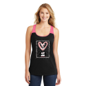 Personalized You+Me Valentine's Varsity Tank