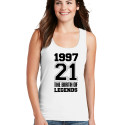 Personalized The Birth of Legends Top Tank for Women