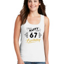 Personalized Happy Birthday Top Tank for Women