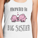 Personalized Promoted To Big Sister Top Tank for Women