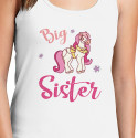 Personalized Big Sister Top Tank for Women