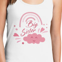 Personalized Big Sister Top Tank for Women