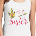 Personalized Big Sister Top Tank for Women