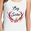 Personalized Big Sister Top Tank for Women