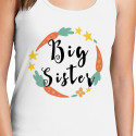 Personalized Big Sister Top Tank for Women