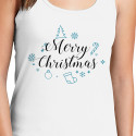Personalized Merry Christmas Top Tank for Women