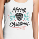 Personalized Merry Christmas Top Tank for Women