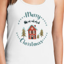 Personalized Merry Christmas Top Tank for Women