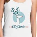 Personalized It's Christmas Time Top Tank for Women