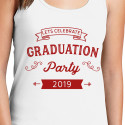 Personalized Lets Celebrate Graduation Party Top Tank for Women