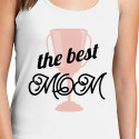 Personalized The Best Mom Top Tank for Women