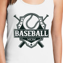 Personalized Baseball Mom Top Tank for Women