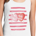 Personalized Be My Valentine Happy Valentine's Day Top Tank for Women