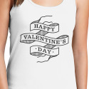 Personalized Happy Valentine's Day Top Tank for Women