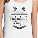 Personalized A Very Happy Valentine's Day Yours Always Top Tank for Women