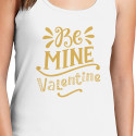 Personalized Be Mine Valentine Top Tank for Women