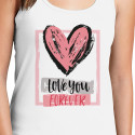 Personalized Love You Forever Top Tank for Women