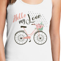Personalized Hello My Love Top Tank for Women